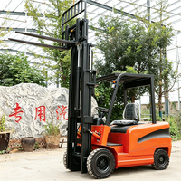 Chariot élévateur électrique compact pour entrepôt, 1,5 tonne, 2 tonnes, 3 tonnes, alimenté par batterie au lithium, certifié CE RoHS