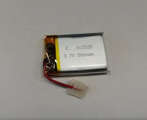 Baterai lipo ion litium isi ulang 602535 <span class=keywords><strong>3</strong></span>.7V 500mAh dengan pcb dan konektor - Product Image 6