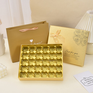 Boîte Cadeau <span class=keywords><strong>de</strong></span> Chocolats <span class=keywords><strong>Ferrero</strong></span> Haut <span class=keywords><strong>de</strong></span> Gamme à <span class=keywords><strong>30</strong></span> Compartiments, Rectangulaire, Emballage Estampé, Vente en Gros Usine – Meilleures Ventes Saint-Valentin - Product Image 3