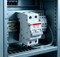 Disjoncteur miniature ABB SJ202-C16 1 pôle 16A 230/400VAC Type C 6kA Capacité de coupure en cas de court-circuit