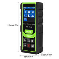 Télémètre laser vert NOYAFA NF-274L 60M 80M 100M avec protection IP54, fonction vocale et garantie 1 an pour usage extérieur