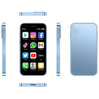 Mini téléphone Android LTE 3 pouces, Quad Core, appareil photo 5MP, double SIM français/espagnol/allemand/anglais, charge rapide, mode kiosque, optionnel pour enfants