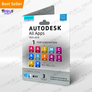 24/7 Online License Key Autodesk All Apps 1 Year Subscription 2025/2024/2023/2022 AutoCAD Drafting Drawing Tool Software