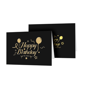 Индивидуальные креативные поздравительные открытки на день рождения, печать методом листопечати, праздничные благодарственные открытки, приглашения на банкет - Product Image 3