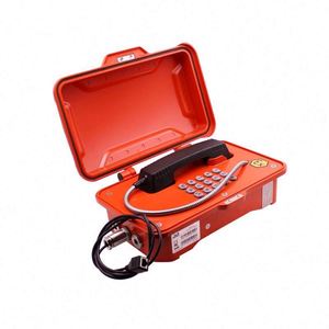 Teléfono Analógico con Cable a Prueba de Explosiones ATEX, con Cubierta Protectora para Exteriores, Apto para Minería en Minas de Carbón - Product Image 2