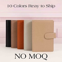 Dompet Kartu Nama Kulit Asli Hongbo Motif Kulit Kadal Terlaris, Penutup Kancing, 10 Warna, Organizer untuk Paspor