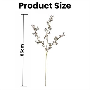 Altamente recomendado 85cm de largo al por mayor <span class=keywords><strong>Semilla</strong></span> de <span class=keywords><strong>eucalipto</strong></span> naranja de plástico Artificial para el hogar dormitorio decoración del banquete de boda - Product Image 2
