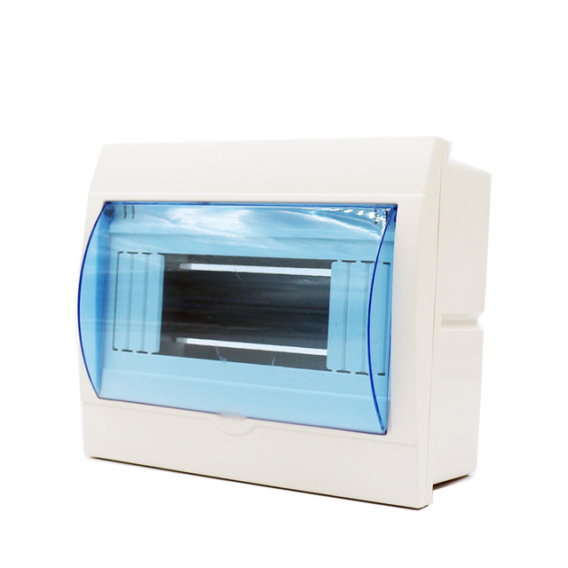 Factory Price Plastic 6way 8way 12way Distribution Box Waterproof Flame Retardant Consumer Unit Housings Circuit Breaker