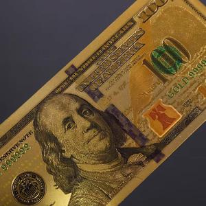 Billete de Dólar Chapado en Oro de 24k - Billetes Falsos de Dólar Europeo, Canadiense, Personalizados, Australiano, Libra Esterlina del Reino Unido - Dinero para Fondo de Fotografía - Product Image 4