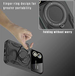 Funda de armadura magnética para <span class=keywords><strong>Motorola</strong></span> <span class=keywords><strong>Moto</strong></span> G84 G04 G24 G34 E13 <span class=keywords><strong>G22</strong></span> G10 G20 G30 G54 protección de lente de cámara de alimentación cubierta de soporte giratorio - Product Image 4