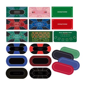 Tapis de poker en caoutchouc naturel écologique en gros, non toxique, sans PVC, antidérapant, surface à cellules fermées de 2 mm, empêche les taches - Product Image 3