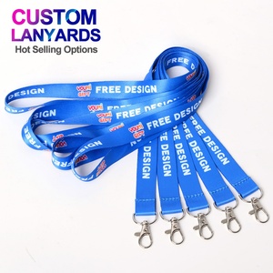Promotional Custom Silk Screen Printing <b>Polyester</b> <b>Lanyard</b> - Product Image 1