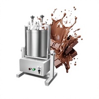 Machine à moudre le chocolat en acier inoxydable facile à nettoyer, mélangeur-réfiner pour les entreprises de confiserie