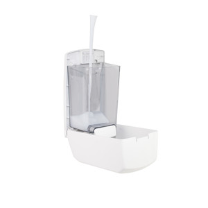 Dispenser di sapone in gel con pulsante a pressione, capacità 1,10 L, per uso in bagno e cucina - Product Image 2