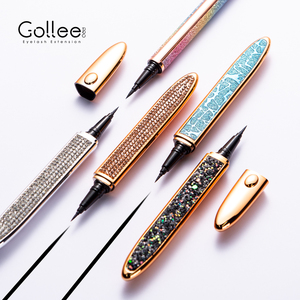 Gollee — stylo de colle à cils 2 en 1, scintillant, rose, pour <span class=keywords><strong>eye</strong></span>-<span class=keywords><strong>liner</strong></span>, sans latex, étiquette privée, pour maquillage des yeux - Product Image 6