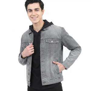 Vêtements de rue, veste en jean tendance réglable de qualité supérieure pour hommes, dernier design de fabricant, vestes en jean bon marché - Product Image 1