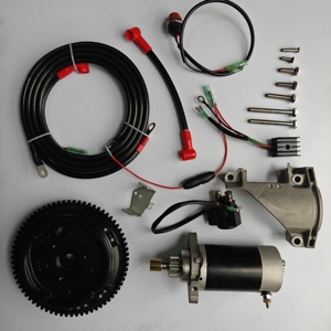 Nuovo Kit di Conversione Avviamento Elettrico a Benzina 63V-85550-00 per Motore Fuoribordo YAMAHA 2 Tempi 15HP 2 Cilindri per Uso Marino - Product Image 5