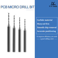 0.1mm - 3.175mm diamètre mini 1/8 tige carbure de tungstène st forets pour pcb 3.175mm tige micro routeur foret pcb