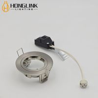 Luminaire encastré LED GU10 35W blanc, éclairage orientable, installation rapide et facile pour plafond intérieur