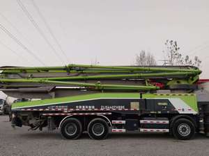 รถปั๊มคอนกรีตดีเซล Zoomlion Mercedes Benz 59 เมตร ปี 2021 อุปกรณ์มือสอง ระยะส่งแนวตั้งสูงสุด 59 เมตร เครื่องยนต์ - Product Image 6