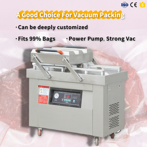 Máquina Selladora de Alimentos y Carne <span class=keywords><strong>al</strong></span> <span class=keywords><strong>Vacío</strong></span> de Doble Cámara, Comercial, Eléctrica, de Acero Inoxidable, 110V 220V - Product Image 2