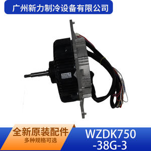 Moteur de ventilateur extérieur pour climatiseur central Guangzhou Xinli WZDK750 38G 3, DC310V, sans balais, montage sur châssis - Product Image 4