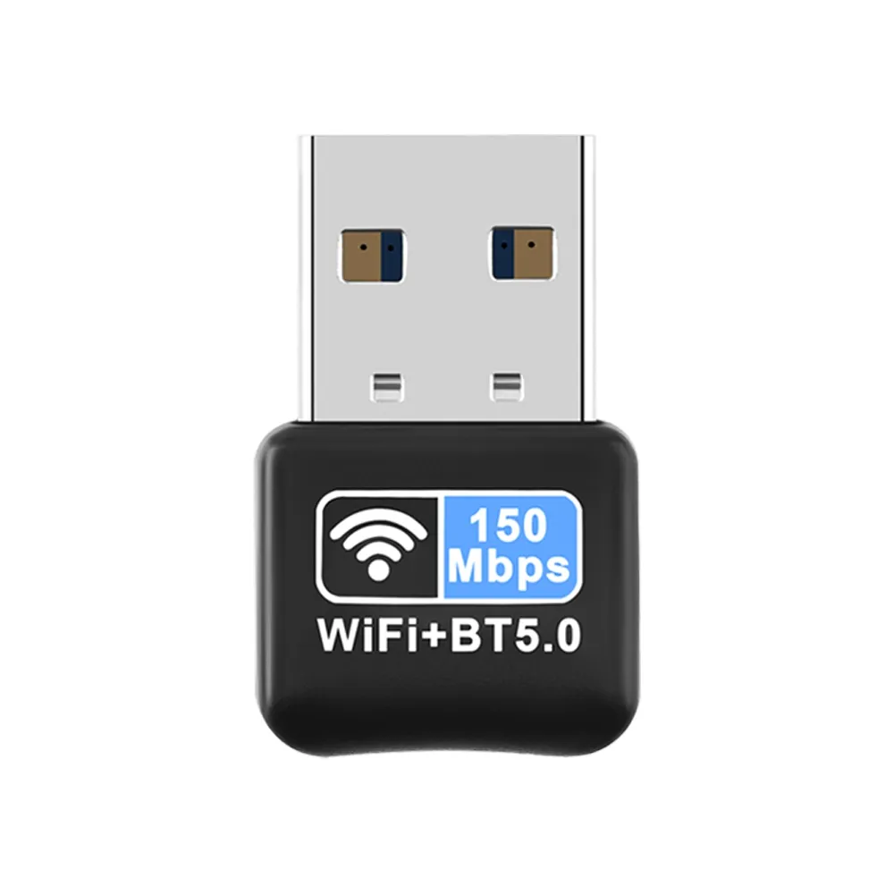 WB303 Adaptor Keyboard Penerima Audio Nirkabel, Adaptor Keyboard USB Wifi 150Mbps Bluetooth 5.0