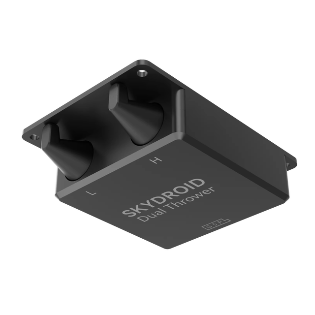 SKYDORID Remote Control Aircraft Model Multi-axis Payload Drone Thrower Dual Channel 2KG Weight 40G PWM FPV Drone