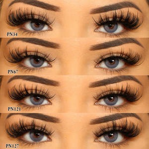 ขนตาปลอมแบบแถบเต็มมีปีกขนตาปลอมแบบ3D ขนตาปลอมแบบใหม่มีแถบติดที่หนาและเต็ม3D ใหม่ - Product Image 5
