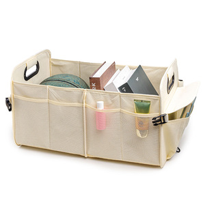Organisateur de coffre de voiture SUV grande capacité, sac de rangement portable pour dossier de siège, organisateur de coffre de voiture pliable - Product Image 2