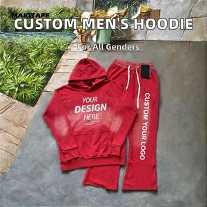 Sudadera con Capucha Unisex de Algodón Puro, Diseño OEM, Transpirable, Deportiva, con Logotipo Personalizable Bordado, Teñido Liso - Product Image 2