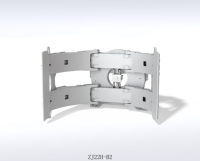 Accessoire pour chariot élévateur LDSJ, pince à rouleaux de papier hydraulique rotative à 360 degrés pour l'industrie papetière et d'impression, garantie de 2 ans