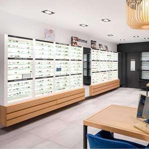 Muebles de Exhibición Óptica Ecológicos Personalizados con Iluminación LED |   Exhibidores de Accesorios para Gafas de Sol |   Tienda Minorista - Product Image 1