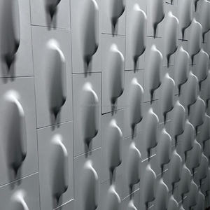 Revêtements muraux en briques 3D colorées en béton UHPC écologiques pour bars, hôtels, intérieur et extérieur BOLD5 57*197*30mm - Product Image 5