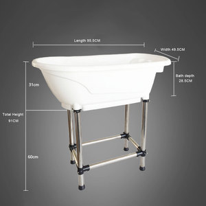 Salon de toilettage de la boutique Équipement de nettoyage <span class=keywords><strong>pour</strong></span> animaux <span class=keywords><strong>Chien</strong></span> en plastique portable Bain nettoyage et bain <span class=keywords><strong>pour</strong></span> animaux de compagnie <span class=keywords><strong>Spa</strong></span> Baignoires de toilettage <span class=keywords><strong>pour</strong></span> chiens - Product Image 2