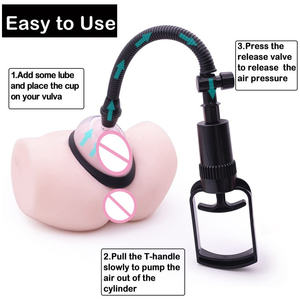 Pompa Vagina Manual Pompa Klitoris untuk Stimulasi Intens, Stimulator Klitoris Pompa Labia Peningkat Seksual Mainan Seks untuk Wanita - Product Image 2