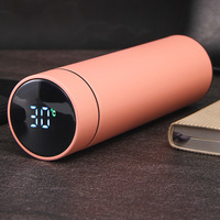 Termo con Pantalla LED de Temperatura, Botella de Agua Inteligente con Aislamiento al Vacío, de Acero Inoxidable, para la Escuela, Regalo de Navidad, Taza Térmica de Lujo