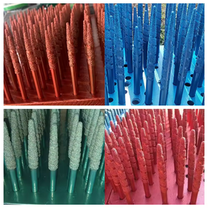 Precio de fábrica CNC Máquina de tallado de <span class=keywords><strong>piedra</strong></span> Herramienta Diamante Bola Nariz Brocas de grabado Fresa de <span class=keywords><strong>piedra</strong></span> soldada al vacío - Product Image 6