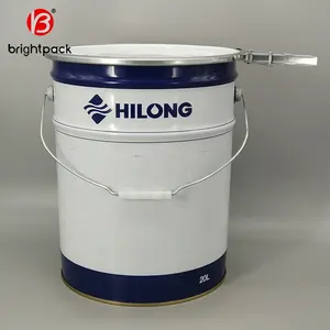 High Quality 20l Metal Paint Bucket 20 Liter Steel Drum 5gallon Pail