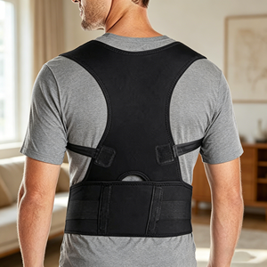 Corrector de Cifosis, Cinturón Reductor de Cintura para Hombres, Mujeres, Niños y Estudiantes, Soporte para Escoliosis, Corrector de Espalda Deportivo Duradero de Poliéster - Product Image 1
