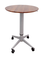 Mesa plegable de entrenamiento de reuniones con ruedas Blanco Novedad Metal hierro y aleación de aluminio gasdynamic Escritorio de pie