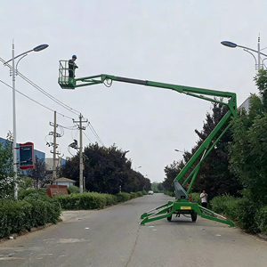 Plataforma Elevadora Autopropulsada, Elevador Hidráulico Articulado sobre Orugas <span class=keywords><strong>para</strong></span> Trabajo en Altura, con Altura de Trabajo de 39 pies, 40 pies a 70 pies - Product Image 2