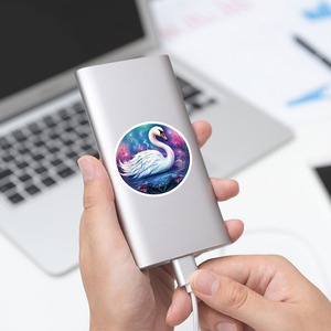 50 Paquetes de Pegatinas de PVC con Diseño de Cisne, Estilo Graffiti, Impermeables, Ecológicas, Impresas con UV, para Decoración del Hogar, Venta al Por Mayor - Product Image 4