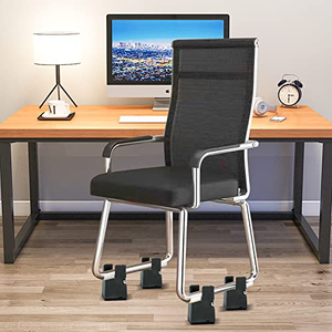 4 rehausseurs de pieds de meubles réglables, patins de lit, patins coulissants robustes de 3 pouces pour canapés et tables, patins de réglage pour meubles - Product Image 5