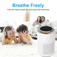 Purificateurs d'air pour chambre à coucher, maison, dortoir, filtre à air HEPA H13 véritable
