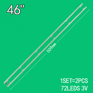 Bande <span class=keywords><strong>LED</strong></span> de rétroéclairage pour téléviseurs UE46D5000 UE46D5500, barres <span class=keywords><strong>LED</strong></span> 2011SVS46-FHD-5K6K-LEFT, bandes de rétroéclairage 2011SVS46_5K6K_H1B - Product Image 1