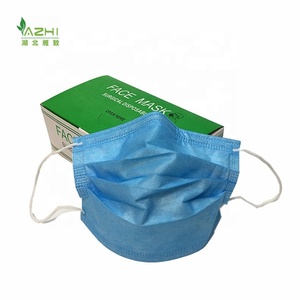 หน้ากากอนามัยแบบใช้แล้วทิ้งชนิดไม่ทอ ป้องกันฝุ่นละออง สำหรับผู้ผลิตโรงพยาบาลศัลยกรรม - Product Image 4