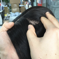 Topper en Soie Intégrale Couleurs Brun Foncé 100% Cheveux Humains Toutes Tailles Vente en Gros Toupet Cheveux Humains Vierges Remy pour Femmes