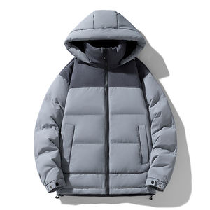 Chaqueta Casual de Invierno para Hombre con Capucha, Abrigo Térmico Cortavientos Juvenil para Deportes al Aire Libre con Cierre de Cremallera - Product Image 4