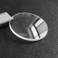 Double dôme 1.5mm d'épaisseur 30 ~ 40mm de diamètre Haute dureté et uniformité Verre de montre en cristal de saphir Remplacement